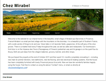 Tablet Screenshot of chezmirabel.com